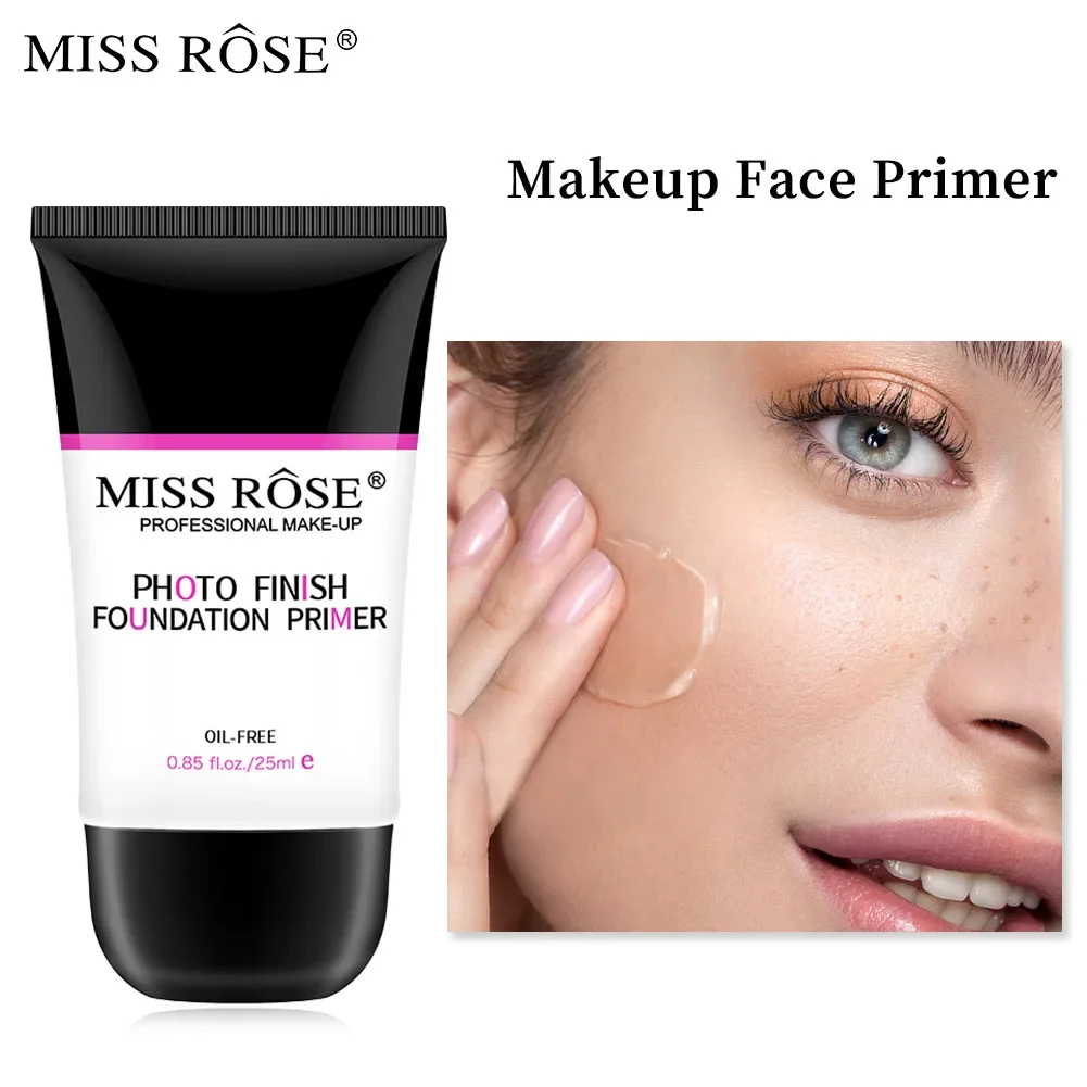MISS ROSE для глаз и лица, многозадающее финирование, освежает, безспиртовое, гидратирующее основание, невидимое и изолирующее поры, молочко для предварительного макияжа, 25 мл