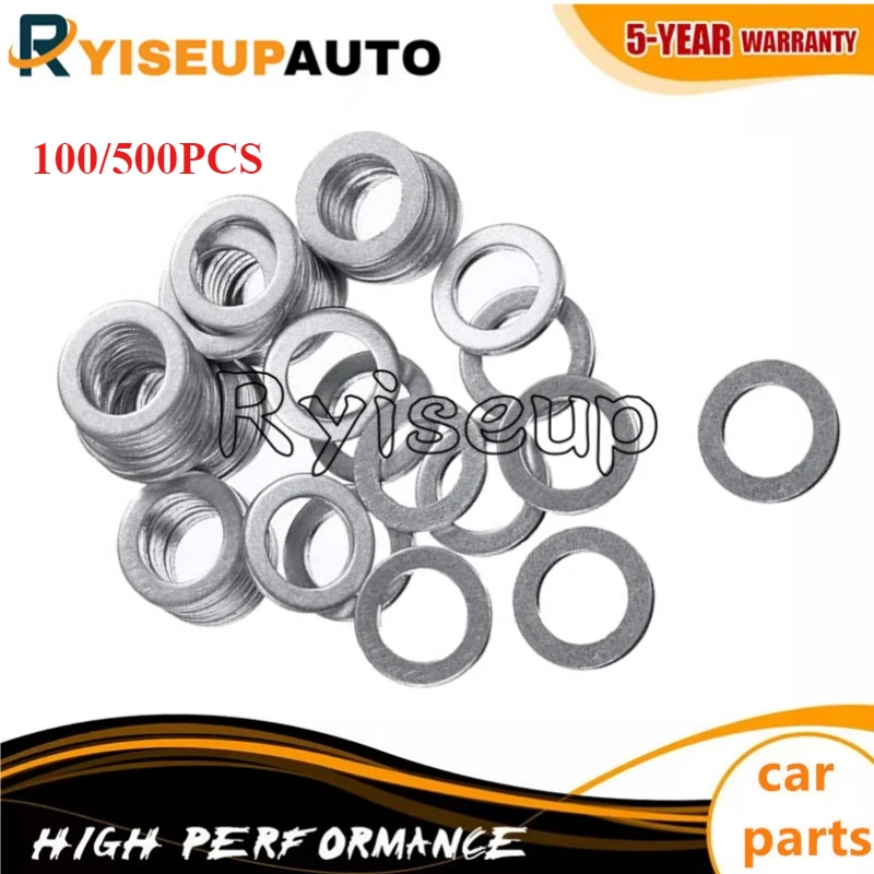 

100/500pcs Engine Oil Drain Plug Crush Washers Gaskets 9410912000 94109 12000 12MM For Acura MDX CL For Honda Accord 94109-12000