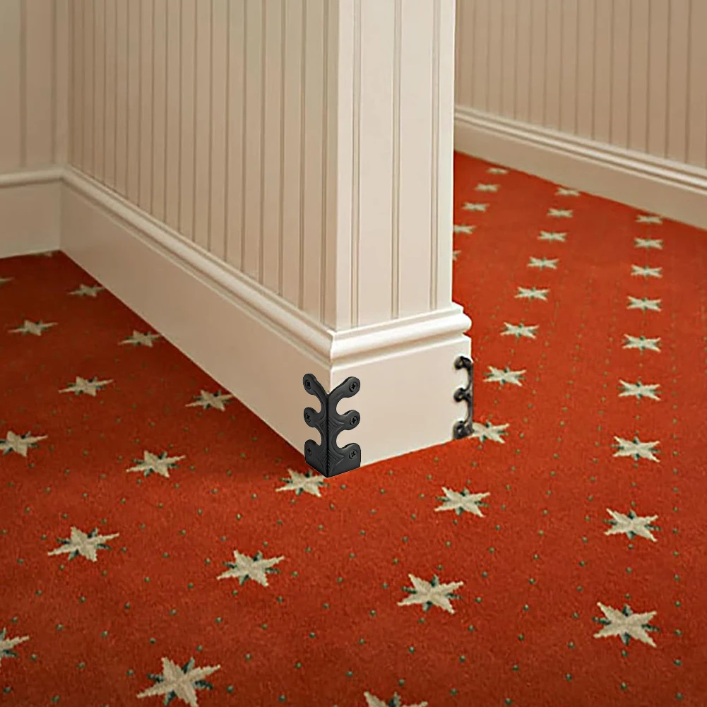 Baseboard Protectors Brass Corner Guards Easy Installation Excellent Workmanship Metal Corner Protectors Multipurpose Use