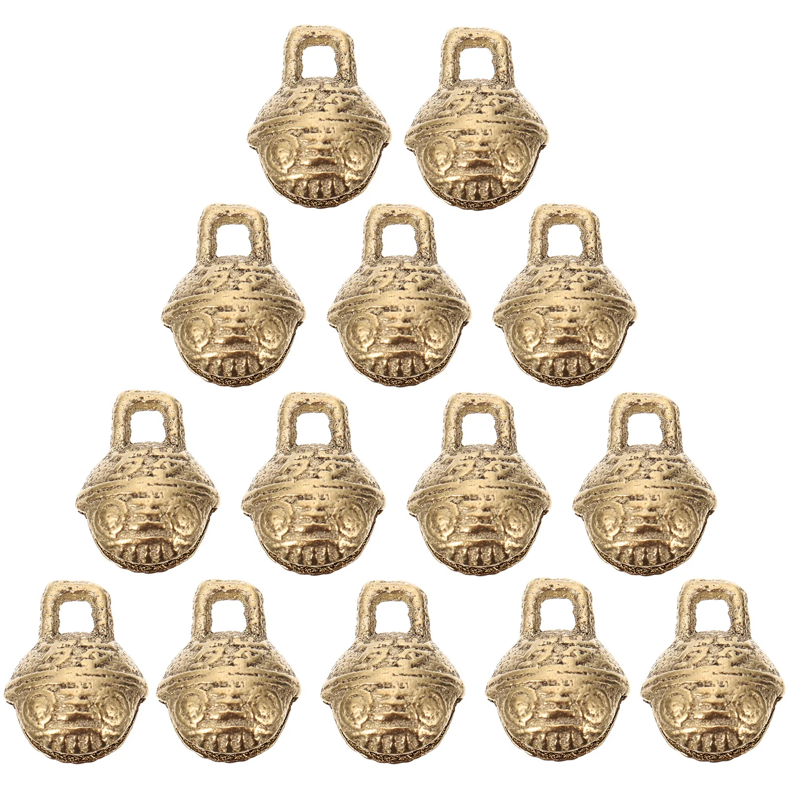 

30Pcs Copper Bells Vintage Style for DIY Jewelry Making Crafting Keychain Bracelet Necklace Charms Handcraft Small Bells