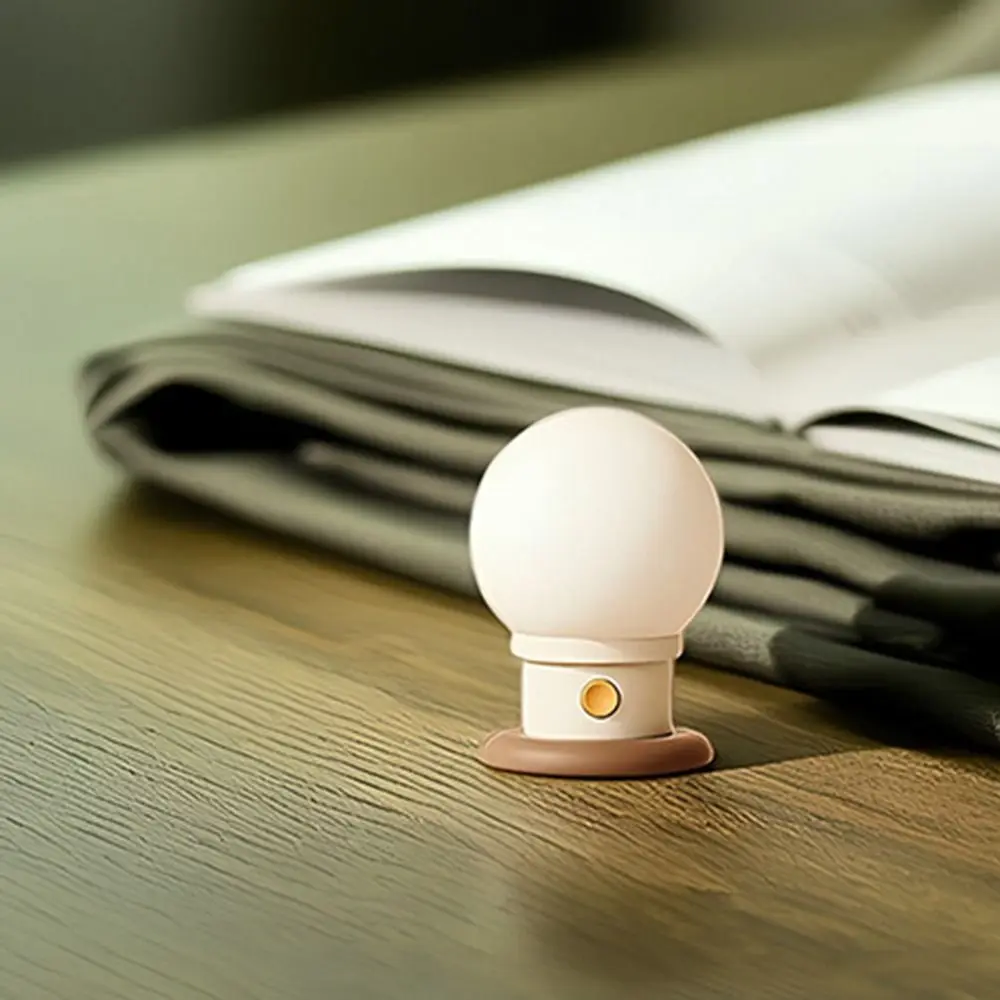 Modern Dimmable Bulb Shape Night Light Timed Portable LED Atmosphere Lamp Nordic Style Romantic Creative Table Lamp Bedroom