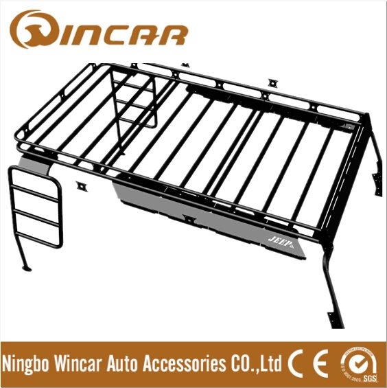 New Car Roof Luggage Basket Carrier/ Luggage Rack/ Luggage Carrier For JP Wrangler 2/4 door 08-16 with Steel or alloy material