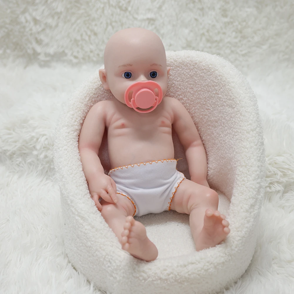 COSDOLL 45 cm 2,55 kg full body siliconen reborn poppen ogen geopend Bebe reborn realistische babypop speelgoed met kleding verjaardagscadeautjes