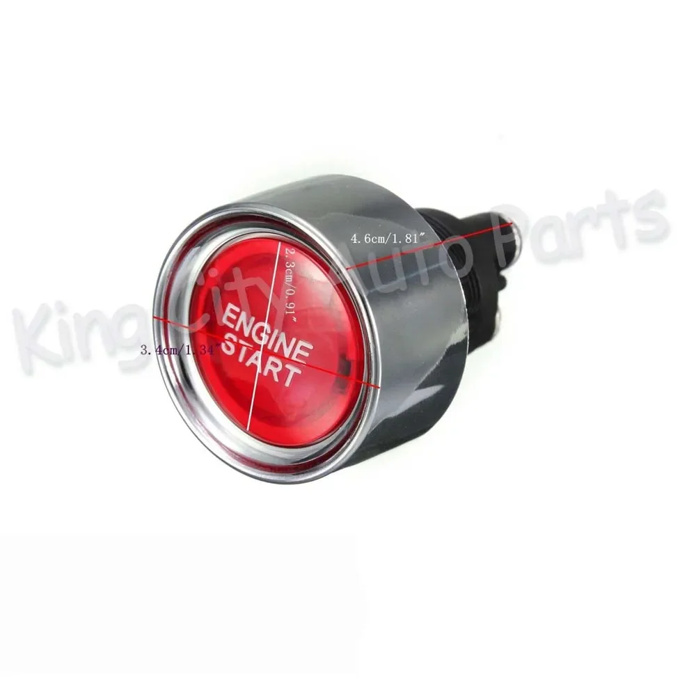 

Red & Blue LED Multifunctional DC 12V 50A Car Vehicle Engine Ignition Starter Switch Start Push Power Button