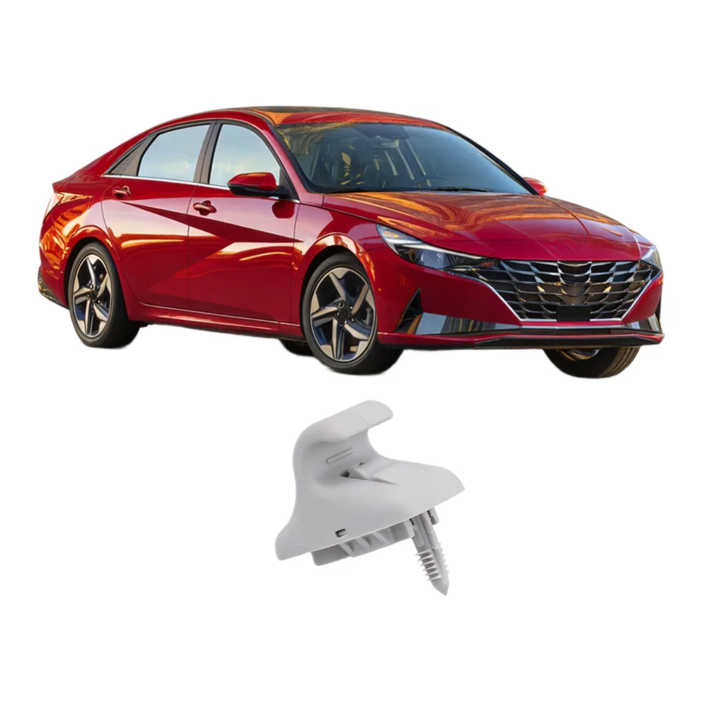1pcs Gray Plastic Sun Visor Retainer Clip For Hyundai Elantra Sonata Getz Ioniq 85235-B1000 Direct Replacement Car Accessories