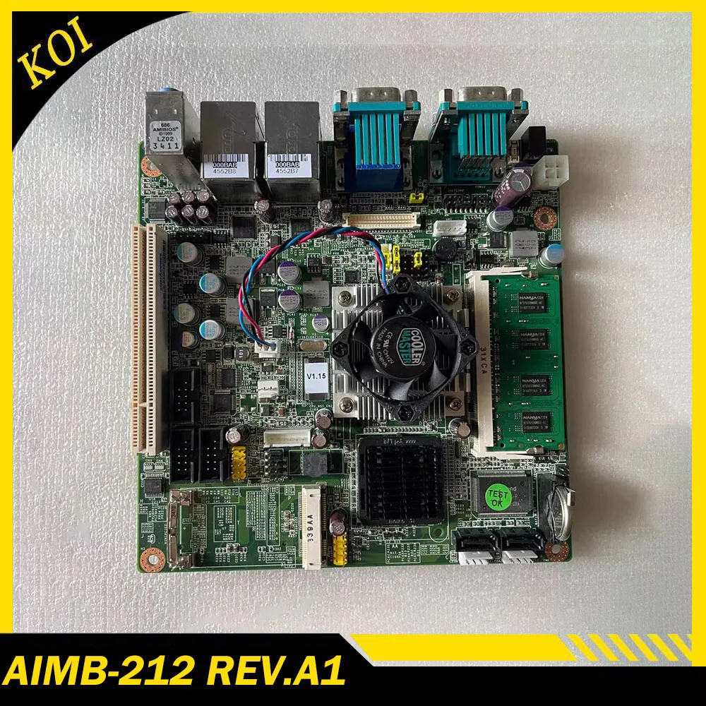 AIMB-212 REV.A1 industrial computer board AIMB-212D dual network port