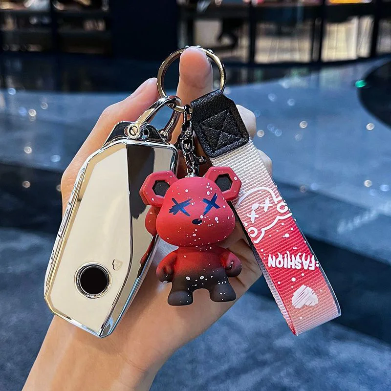 

Чехол для автомобильного ключа с дистанционным управлением для BMW 7 серии X1 IX XM X5 X6 X7 XM M3 I7 LCI U11 U06 G07 G09 G70 G81 I20 2023 2024 Аксессуары