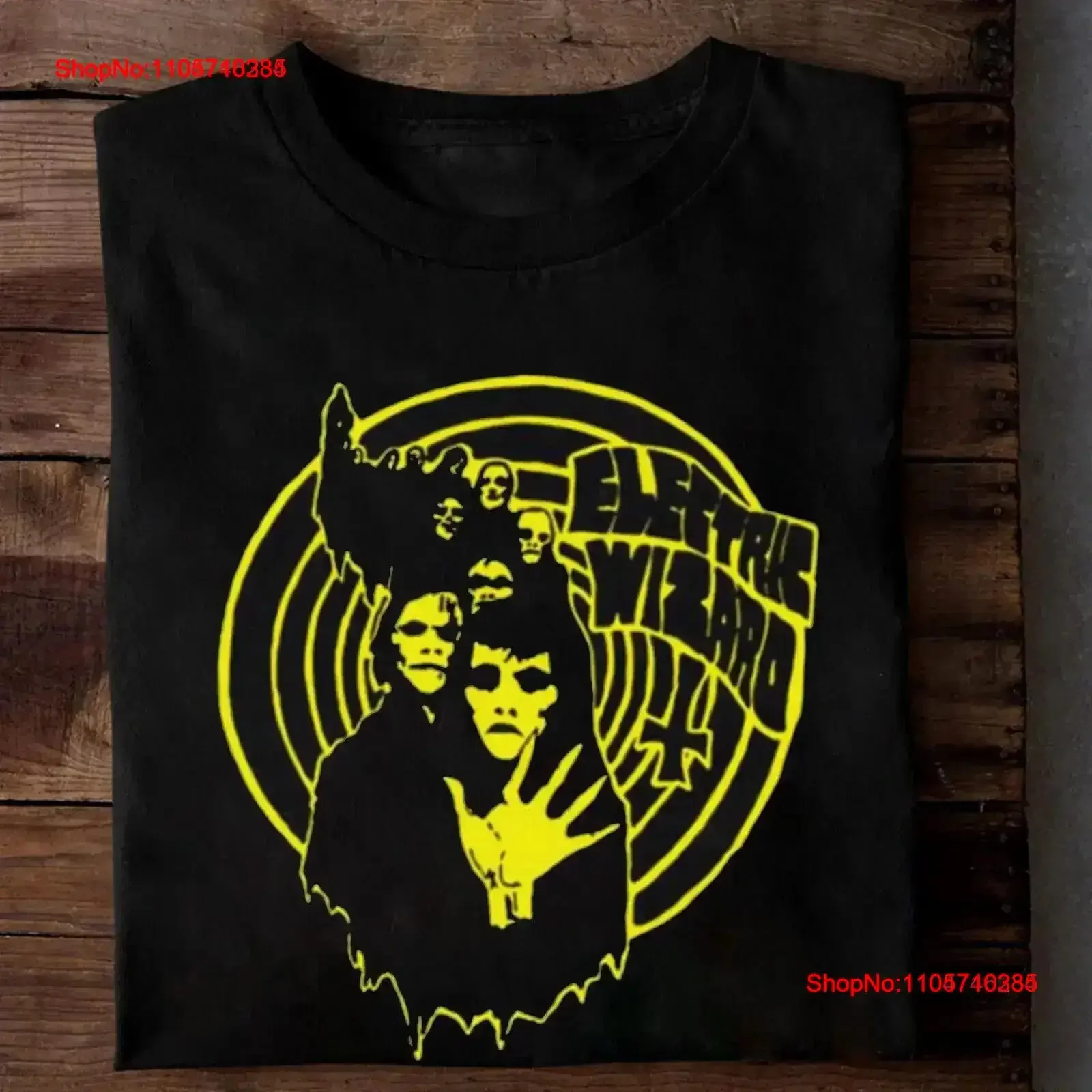 Electric Wizard Band T Shirt Cotton All Size vintage Washed Stretched Breathable fashion homme Slightly streetwear vintage