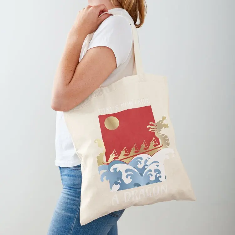 

How Ride A Dragon Dragonboat Dragonboat Tote Bag Gift bag Canvas stote bag large tote sacs de shopping