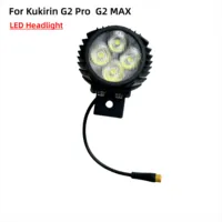 Headlight For Kugoo Kukirin G2 PRO/Max G2 Master Electric Scooter Handlebar Lamp Head Front LED Light Replacement Accessories