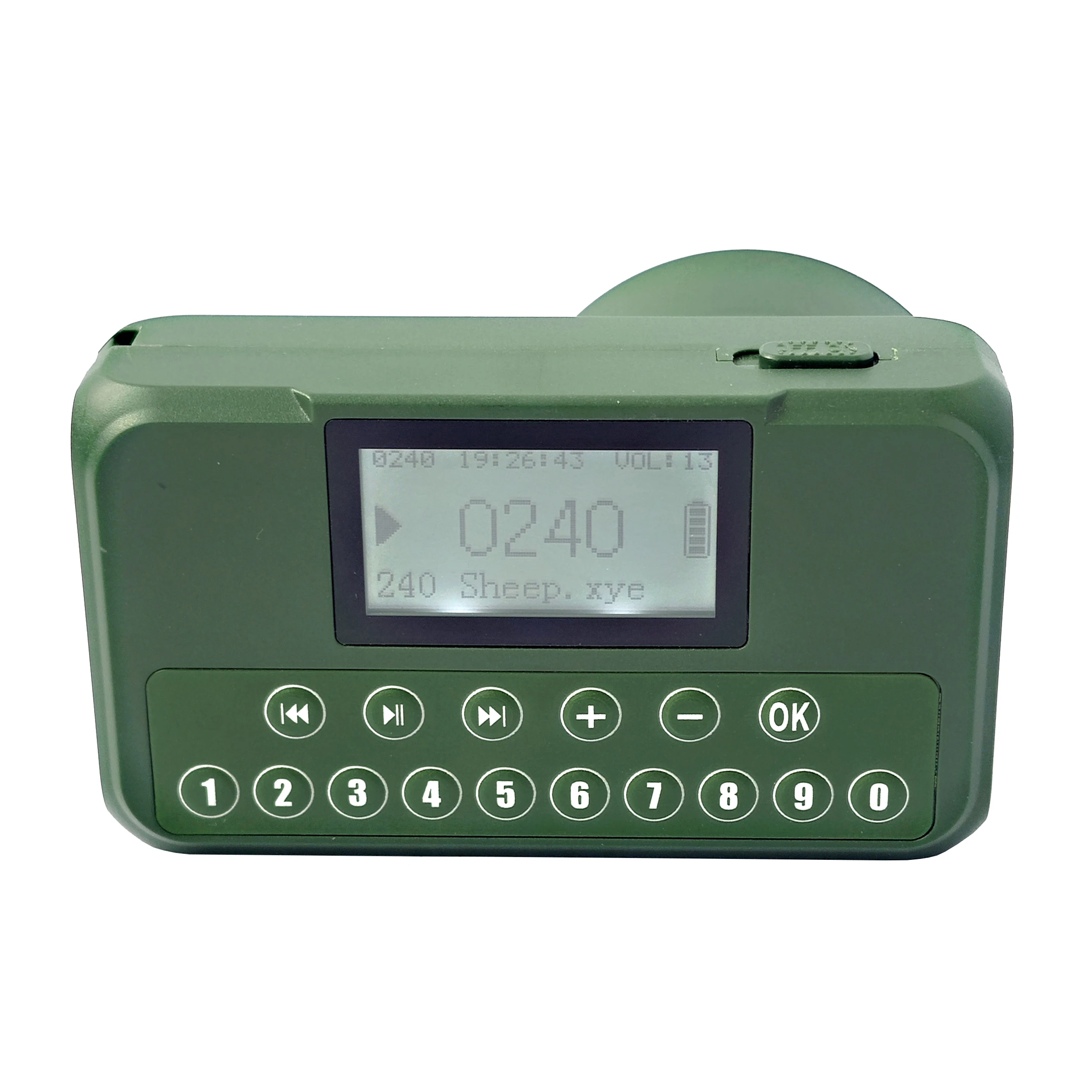 Electronic Bird Sounds Mp3 Built-in 50W Speaker 240 Birdsongs Remote Control Quail Caller Device