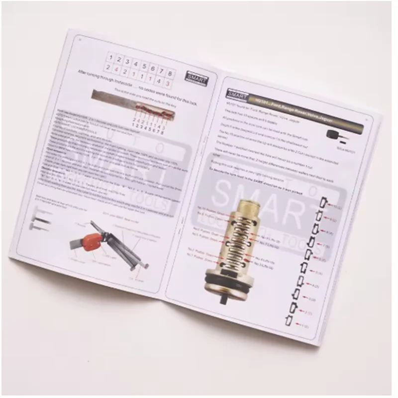 Lishi 2 In 1 Tool Book User Manual User Guide FOR CAR LOCK lishi tools Also With Pdf Manual