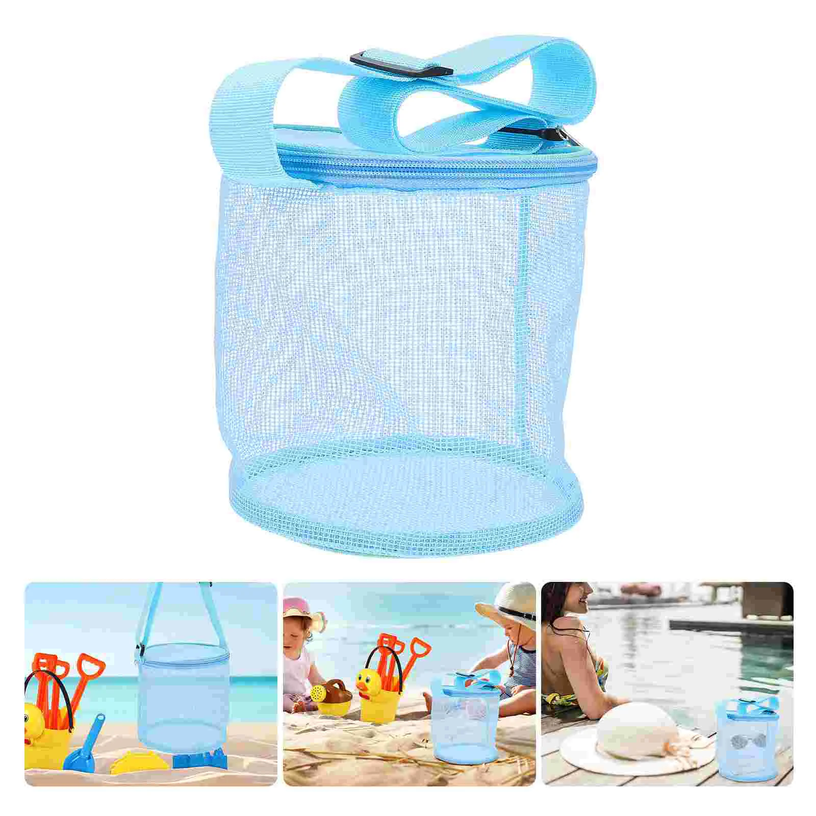 European and American Shell Bag Beach Vacation Toys Mesh Pvc Lightweight Storage