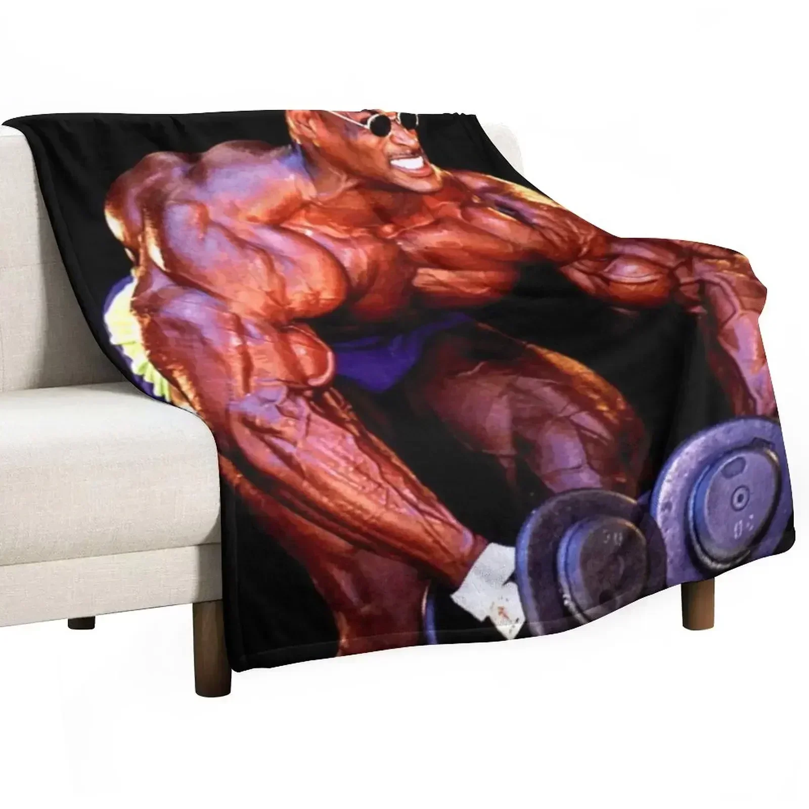 Ronnie Coleman Throw Blanket for sofa wednesday Baby Blankets