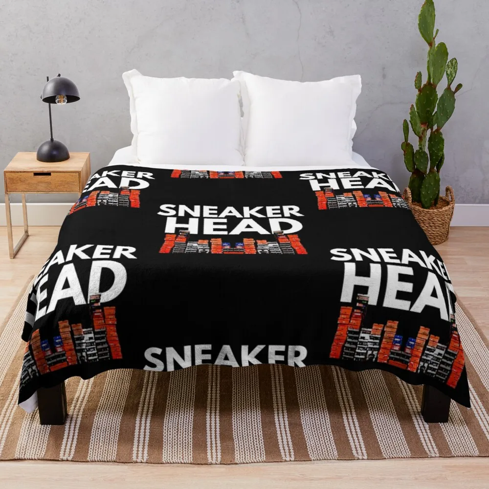 Sneakerhead Sneaker Boxes Throw Blanket Sofa Blankets Blanket For Travel Light