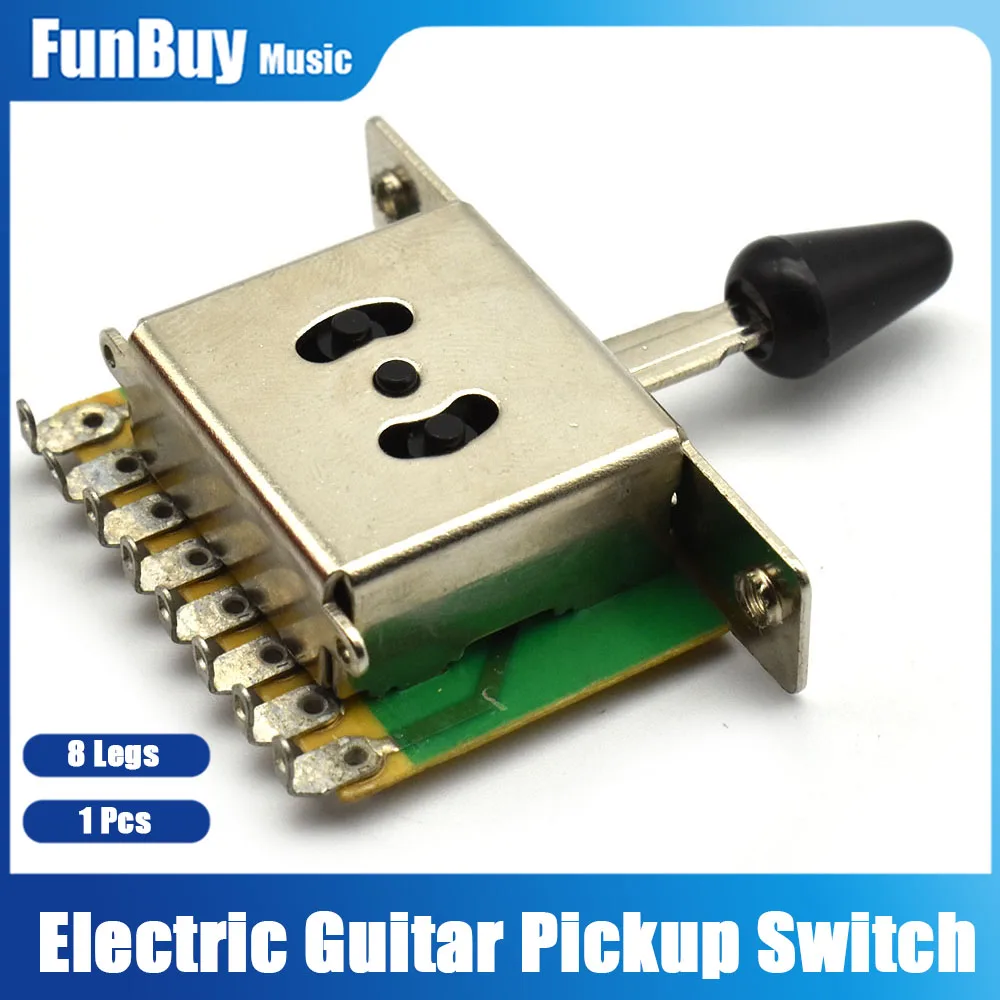 1Pcs 3/5 Way Electric Guitar Pickup Toggle Switch for FD ST Electric Guitar Guitar Pickup Selector Switch 8 Keys