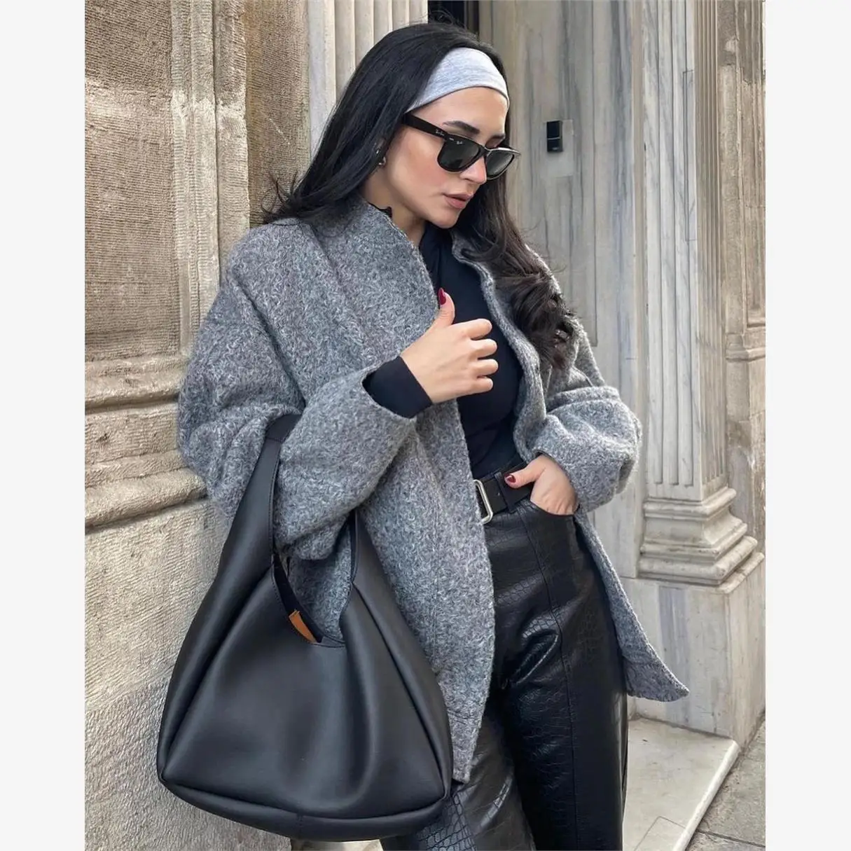 

Женская повседневная куртка-пилот с воротником-стойкой и прикрытыми пуговицами, верхняя одежда, универсальное верхнее пальто на осенний сезон, модный китайский сле