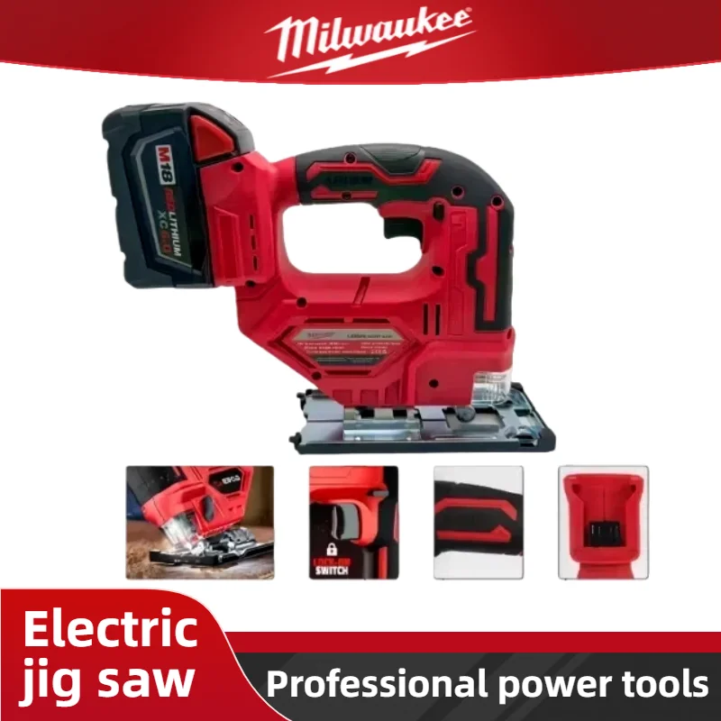 ميلووكي 3000 دورة في الدقيقة منشار منحني بدون فرش منشار تهزهز كهربائي لاسلكي محمول متعدد الوظائف قابل للتعديل أداة نجارة كهربائية #6