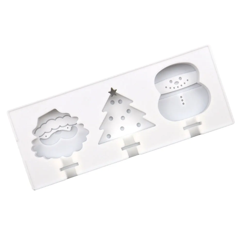 

Christmas Tree Popsicle Molds Silicone DIY Tools Washable Maker Home Supplies Chocolate Lollipop Yogurt Ice Cream