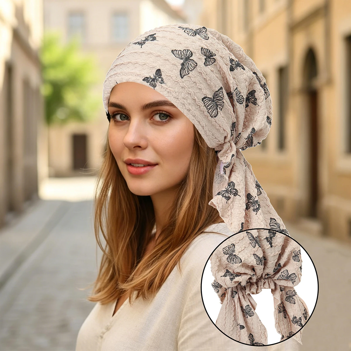 Trendy Print Women Turban Indian Hat Soft Strech Muslim Hijab Bonnet Hair Loss Headscarf Chemo Cap Bandanas Turbante Mujer