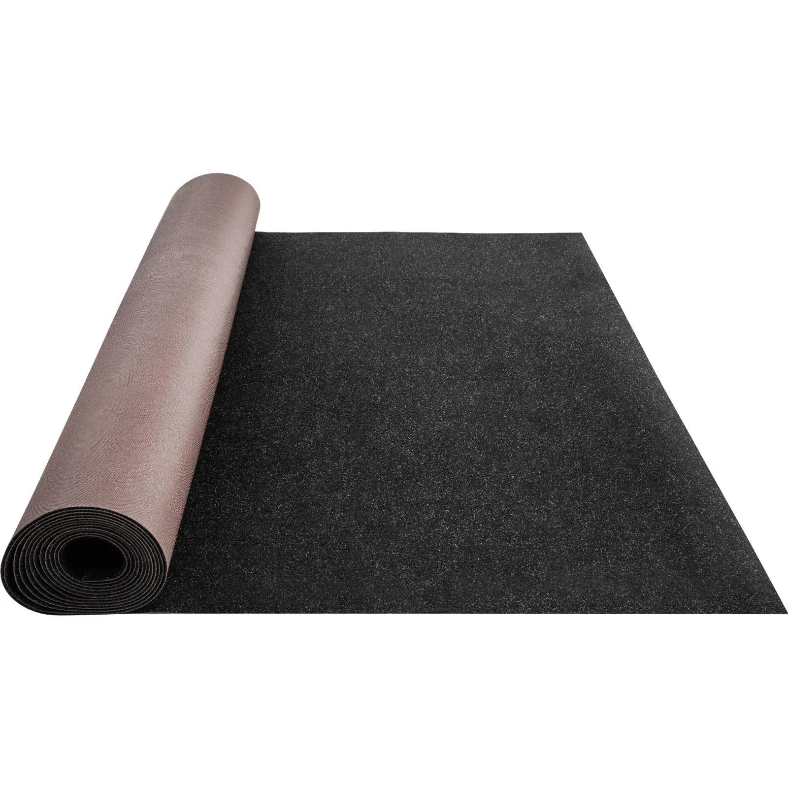 Marine Grade Boat Carpet 6 x 30 ft Charcoal Black Waterproof TPR Backing Indoor Outdoor Carpet Roll for Patio Porch for home
