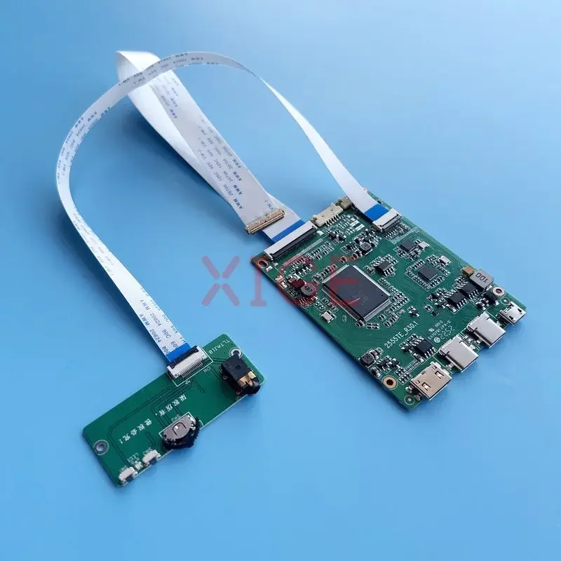 Controller Board Fit LP140WH1 HB140WX1 LP140WH2 LP140WH8 NT140WHM LP140WHU Screen 30Pin EDP USB-C 3.0 Mini-HDMI 1366x768 DIY Kit