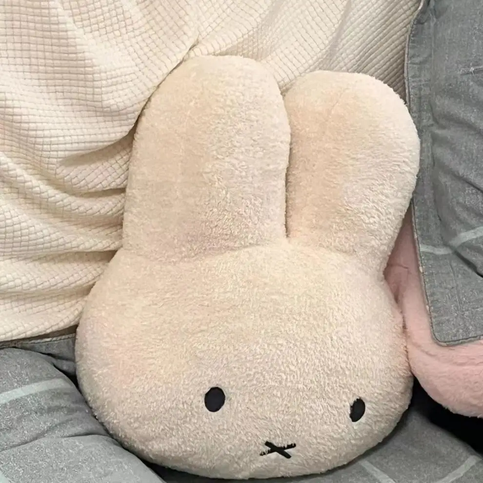 ميفي عيون سوداء لطيف دمية ألعاب من نسيج مخملي Kawaii السرير وسادة لينة مريحة وسادة أريكة وسادة دمى هدايا لفتاة وصبي