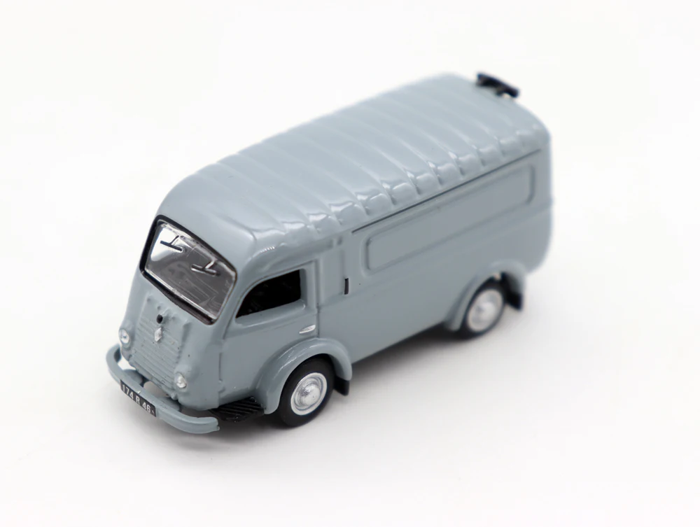 New 1 87 RenNaault 1000kg 1953 Grey Van HO Scale Toy Cars Diecast Simulation Model for Collection Gift