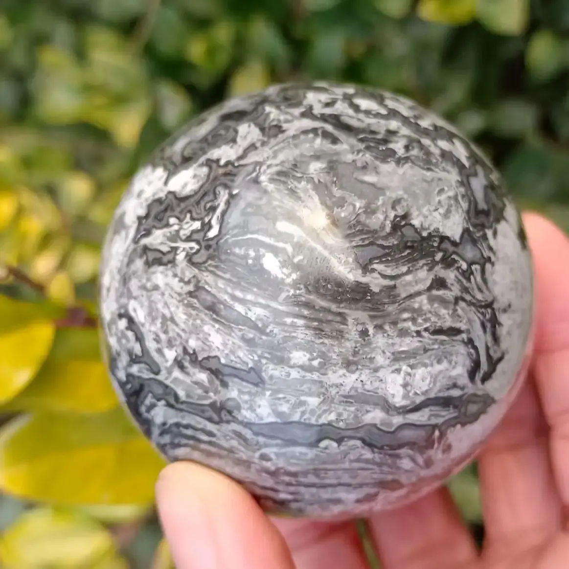 Natural Formed Picasso Ball, Quartz Crystal Ore Ball, Mineral, Reiki, Healing Ball