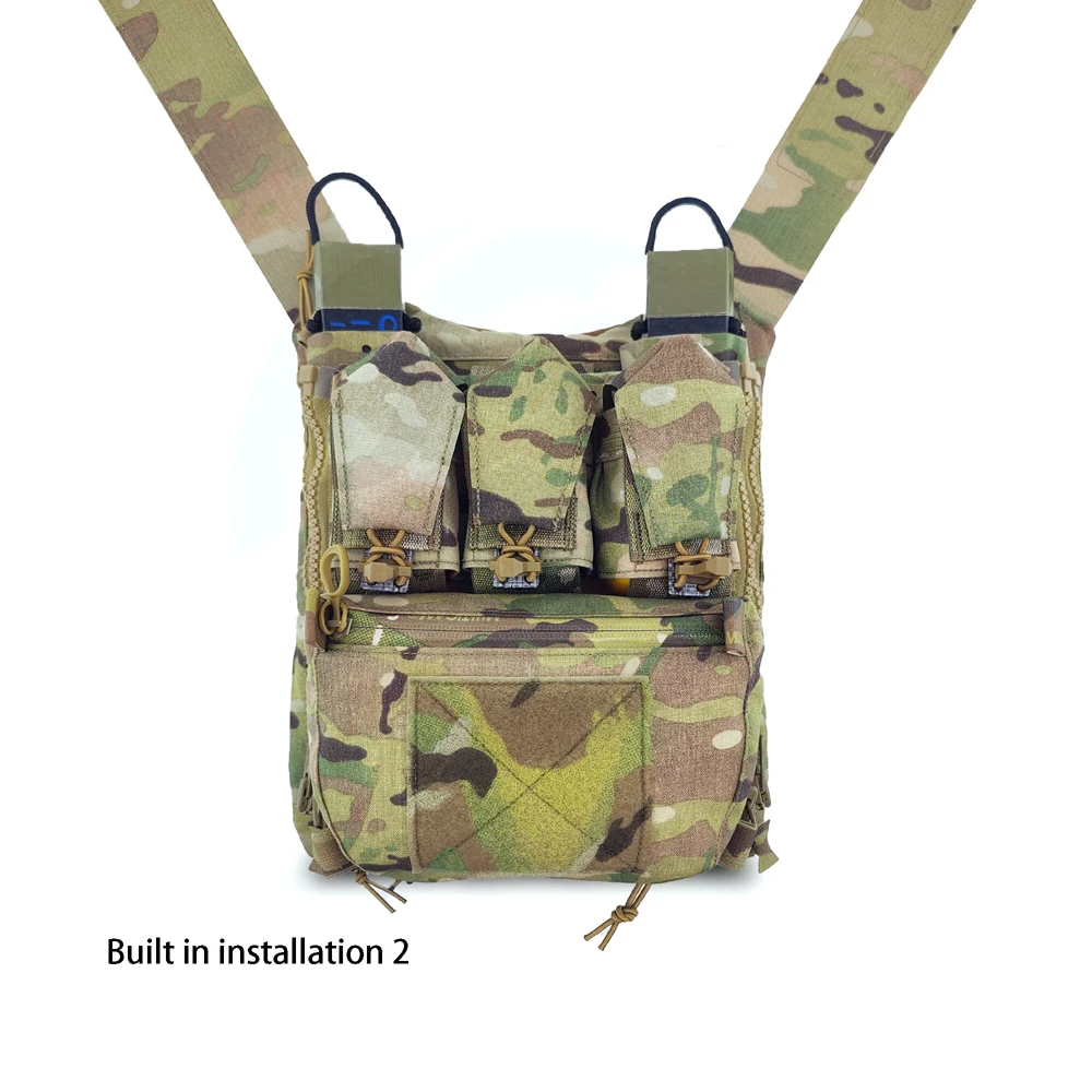 1 Pair Outdoor Tactical Backpack Backboard with Holes Quilted C4 Long Tool Kit