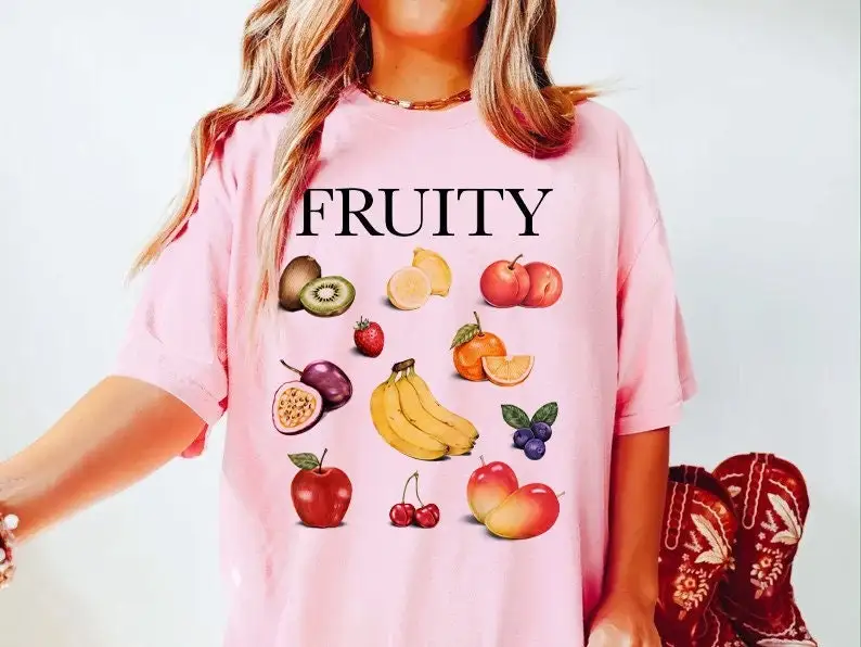 fruity shirt | fruity lesbian strawberry cottagecore aesthetic shirt subtle