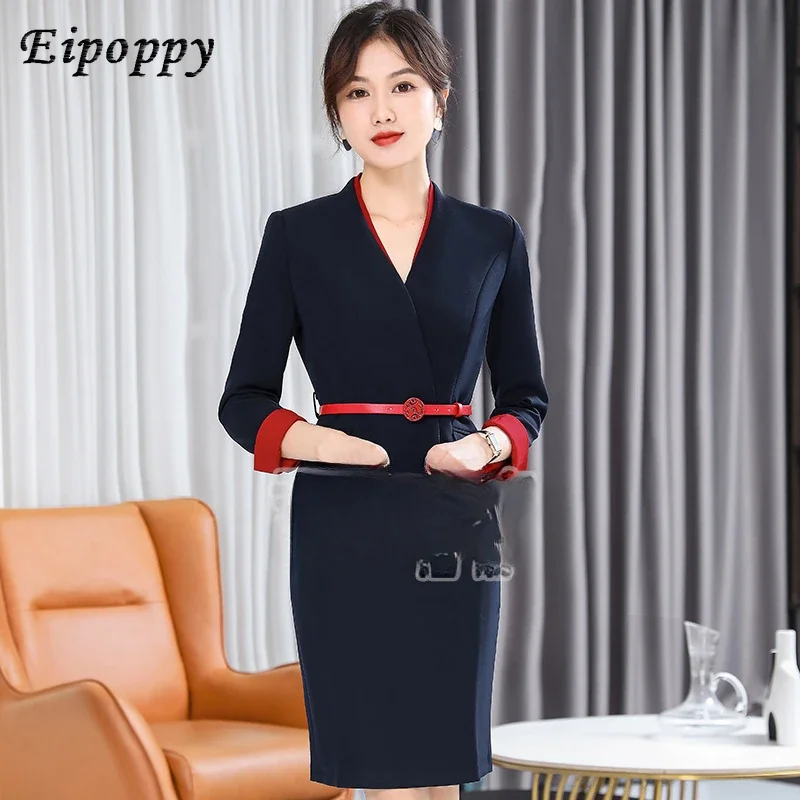 Half skirt suit for women, fashionable and stylish work clothes