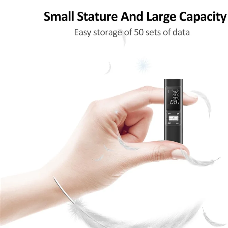 Veho-medidor de distância portátil localizador ± 2mm mini medidor de distância digital de alta precisão dispositivo de medição interna