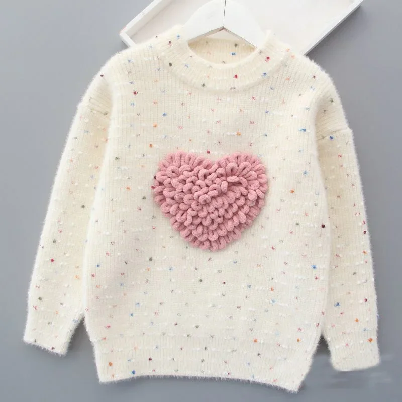 

Girl Sweater Autumn Winter Children Clothes Cotton Toddler Girls Cardigan Fashion Kids Knitted Sweater For Girls RT360