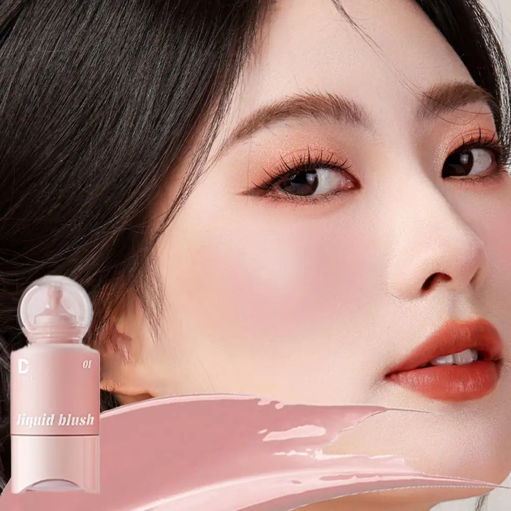 3Colors Liquid Powder Blusher Matte Cosmetic Cream Multi-purpose Lip Gloss Blush Make Up Facial Powder Nourishing Blusher