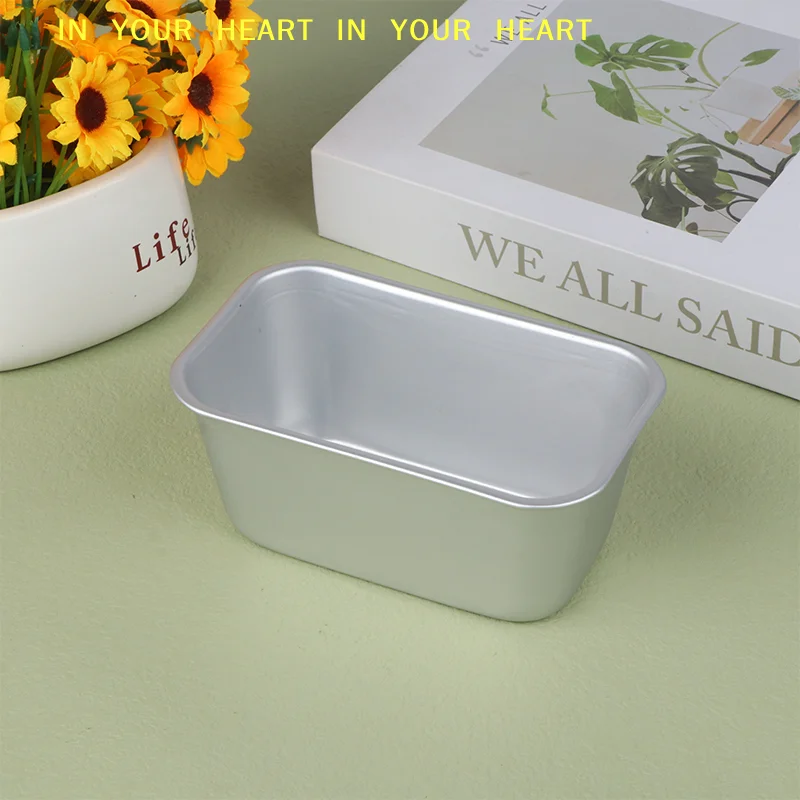 【X】1Pc Square Box Mold Baking Tool Aluminum Alloy Non-Stick Bread Cheese Cake Toast Pan DIY Kitchen Baking Cake Mold