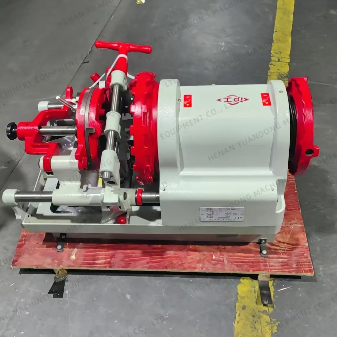 CE Approved Electric 220V Stainless Steel Pipe Threading Machine 1 Year Warranty Tube Threader Tools