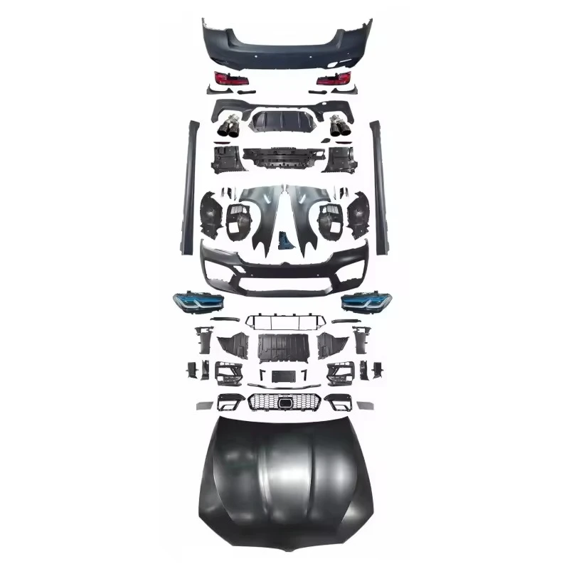 

В наличии: Комплекты обвесов для BMW 2018+ G30 (обновление до стиля M5), широкофюзеляжные обвесы 1:1