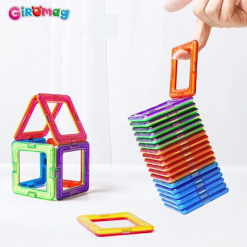 

Magnet Toys Big size DIY Magnetic Building Blocks Construction Toys For Kids Building Blocks STEM Toys Learning Educational Toy