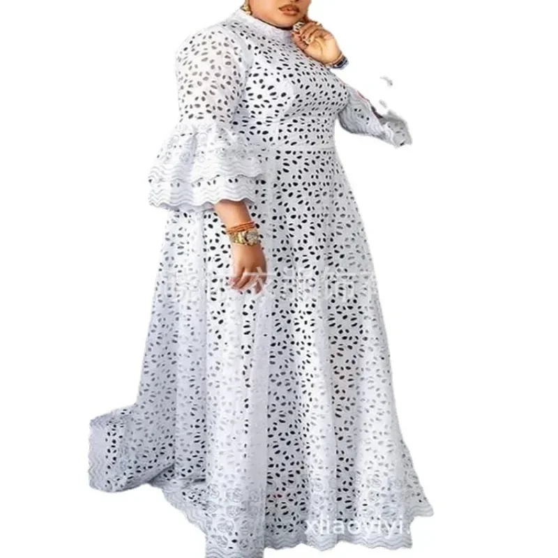 حجم كبير فساتين الحفلات الأفريقية للنساء 1 قطعة مجموعة بلوزات وتنانير الدعاوى أنيقة تركيا فساتين الزفاف أنقرة الدانتيل وتتسابق رداء