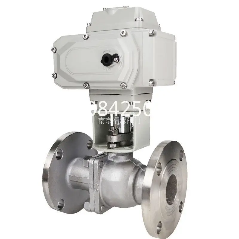 

Q941F-16P electric stainless steel cast steel flange high temperature cut-off steam PTFE ball valve