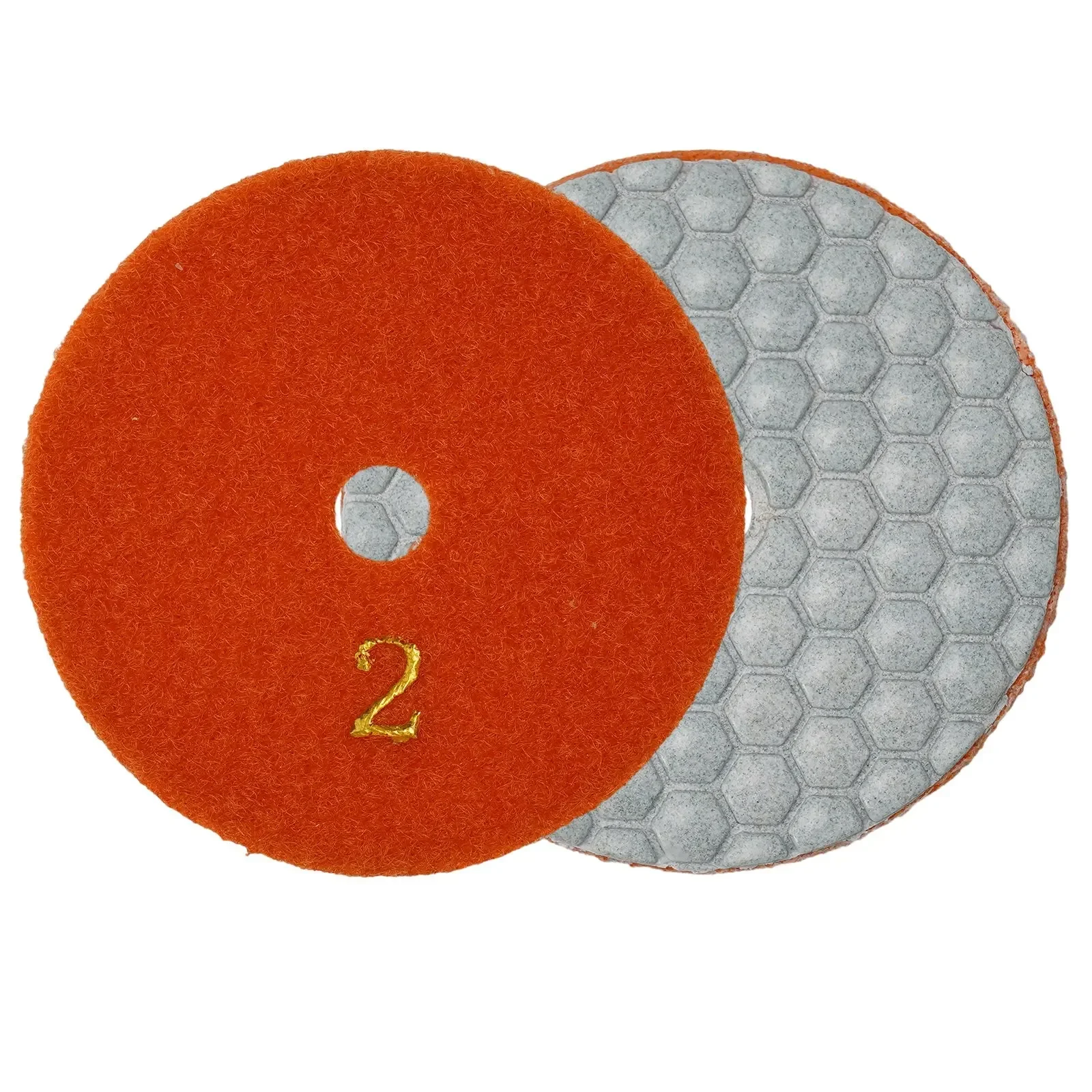 4 Inch 80mm A Grade Dry Polishing Pad Type Flexible Diamond Polishing Pad For Granite Marble Stones Sanding Discs