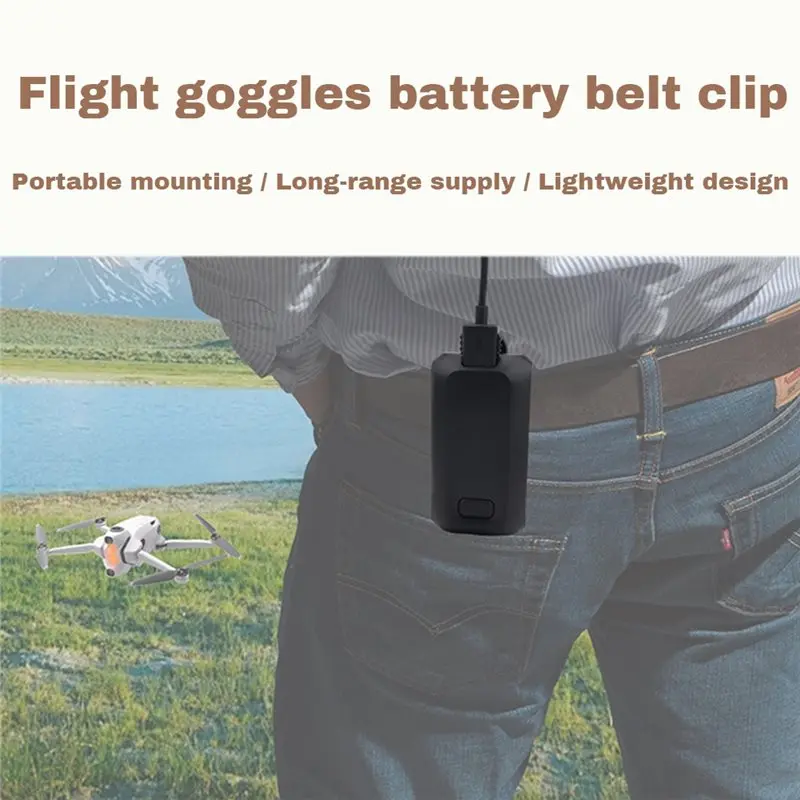 DT98 Belt Clip for Antigravity A1 Flight Goggles Battery Quick-Disassembly Assembly Easy Use