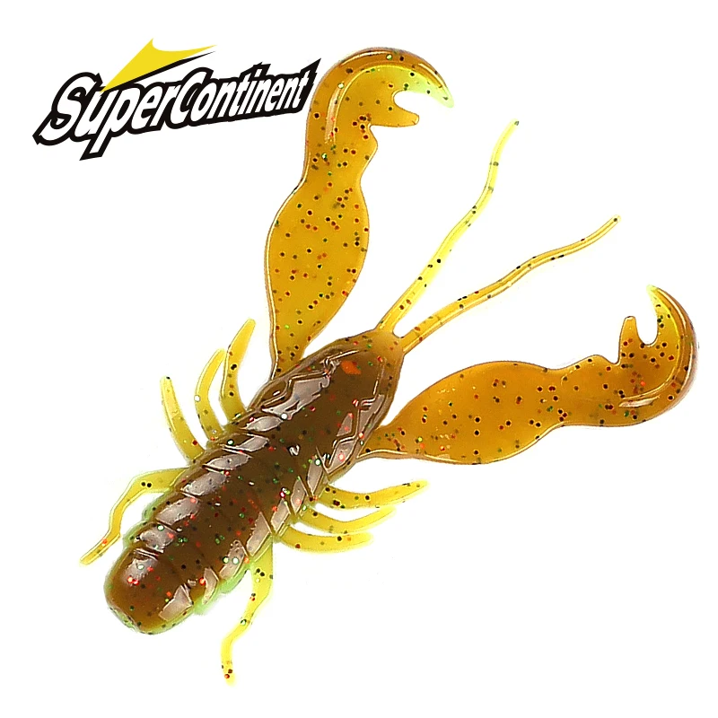 Supercontinent A Filet Craw Bait perch Lures Soft Lure Fishing Lures shrimp Lobster Soft Plastic Lure Fishing Lures