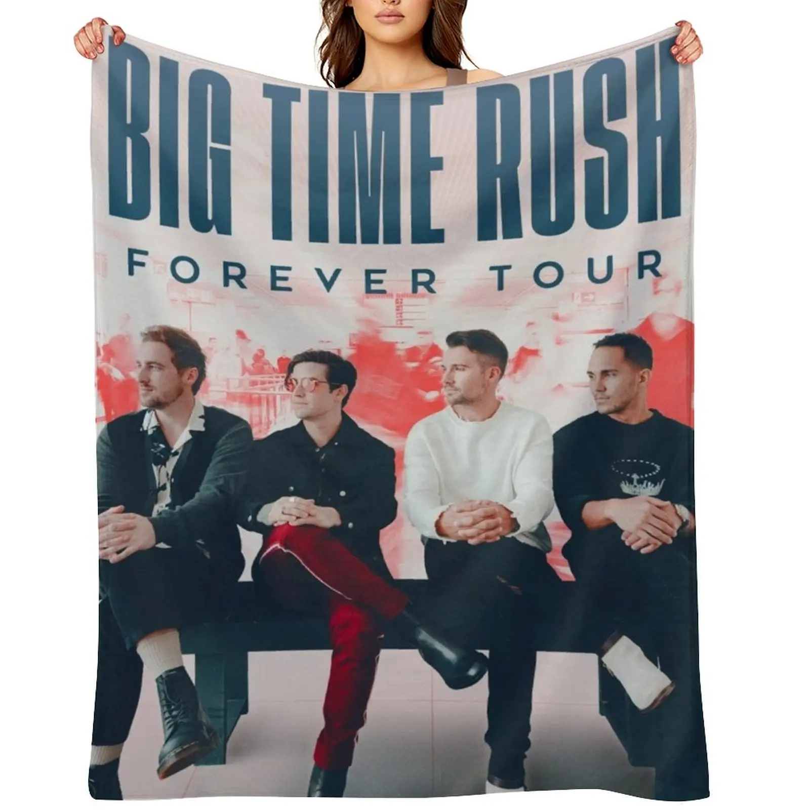 

btr 2022 tour btr big time rush btr 2022 tour Throw Blanket Bed Fashionable Large Travel Luxury St Blankets