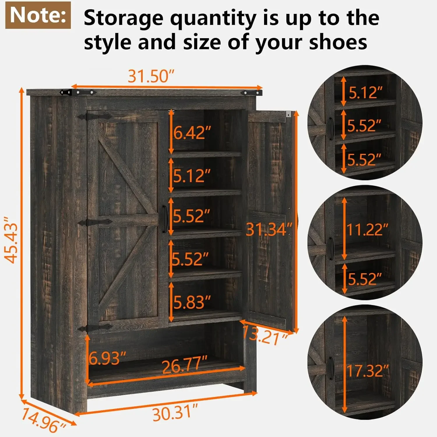 [Цена со скидкой, горячая распродажа! ]Шкаф для обуви с дверцами, 7-уровневый 28-парный шкаф для хранения обуви для прихожей, скрытый узкий шкаф для обуви