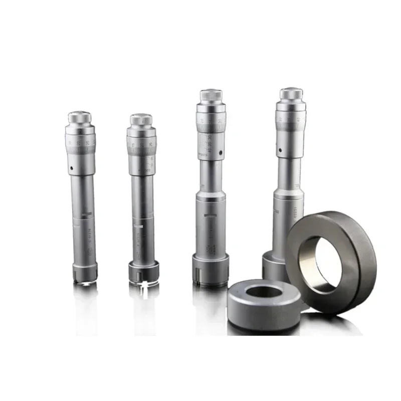Hot SalesHigh Precision Measuring Tools Three Point Inside Diameter Micrometer 16-20mm 50-63mm Three-jaw Internal Micrometer Set