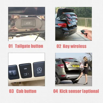 適用於大眾帕薩特旅行版 B8 Typ 3G 2015-2022 的汽車自動升降套件開啟後備箱智慧電動尾門 8 最佳銷售 大眾帕薩特B8變體 - №3