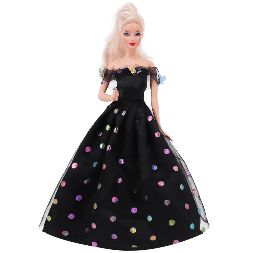 ForBarbies Dress Princess Skirt Doll Clothes for Barbies 11.8inch 30cm 1/3bjd Blythes Clothes Accessories Sequin Dress Girl\'s