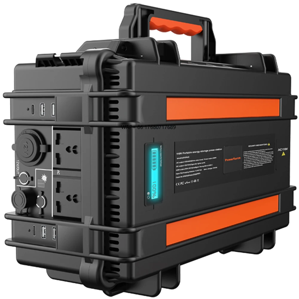 

2000 Watt Solar Generator with 540540 mAh Lithium Battery Smart Power Station with Solar Panel for Travel Camping RV